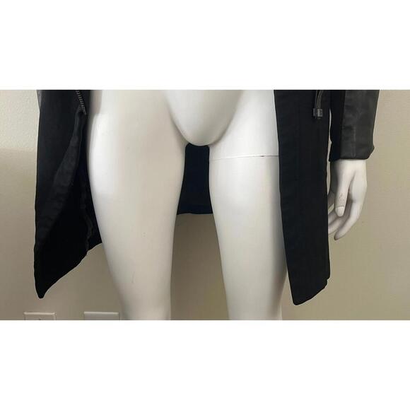 RUDSAK LEATHER AVANT GARDE ASYMMETRICAL LEATHER WOOL JACKET - Picture 7 of 15